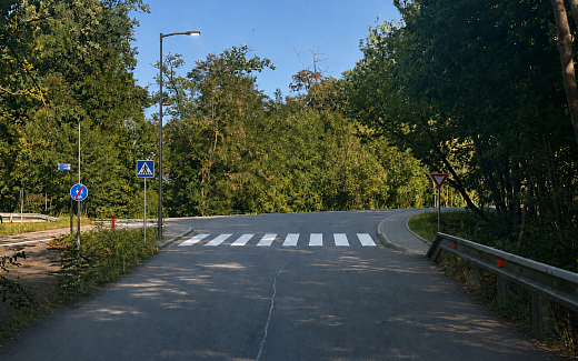 Přechod pro chodce - komunikace Zvolenovská