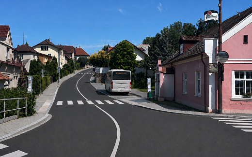 Dopravní řešení křižovatky u mostu