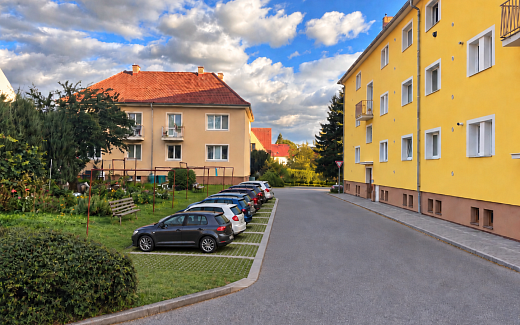 Rozšíření parkovacích stání v ulici Palackého