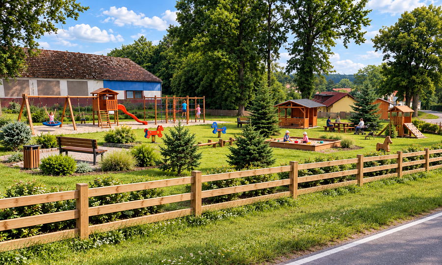 Vylepšení a rozšíření dětského hřiště v Jeznici