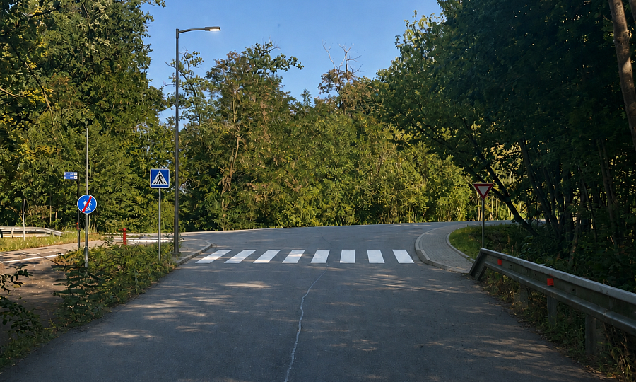 Přechod pro chodce - komunikace Zvolenovská