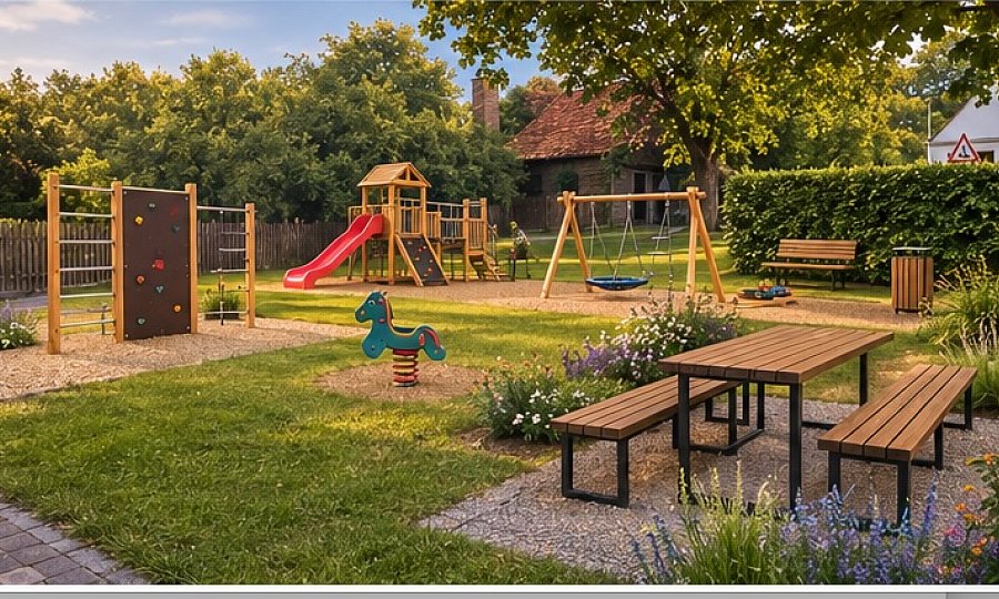 Rekonstrukce a modernizace dětského hřiště Poněšice