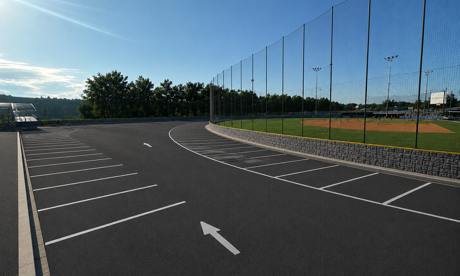 Parkoviště sportovní areál - oprava