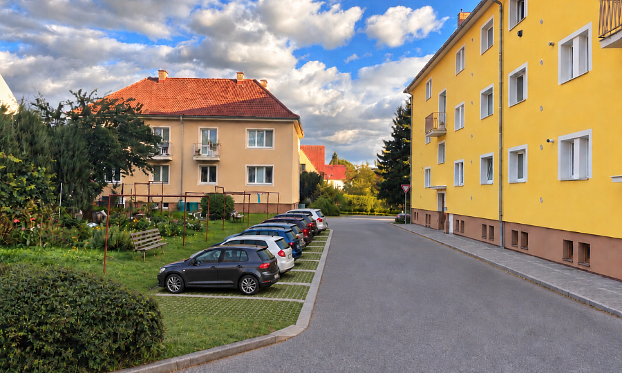 Rozšíření parkovacích stání v ulici Palackého